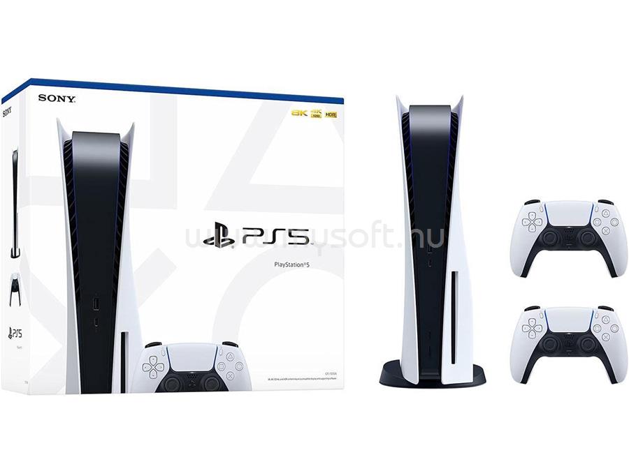 SONY PlayStation5 1TB lemezes (slim) E-Chassis játékkonzol + 2db DualSense vezeték nélküli kontroller