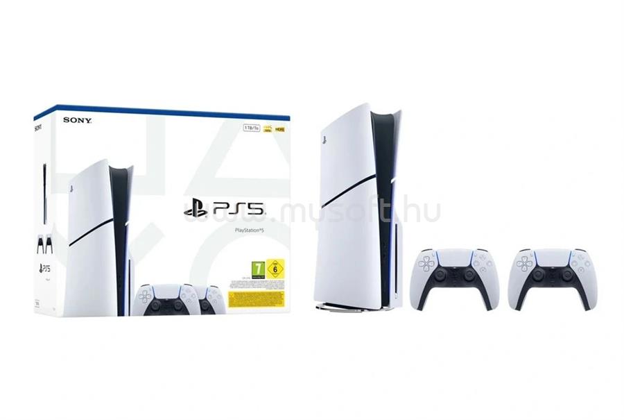 SONY PlayStation5 1TB lemezes (slim) E-Chassis játékkonzol + 2db DualSenseT vezeték nélküli kontroller