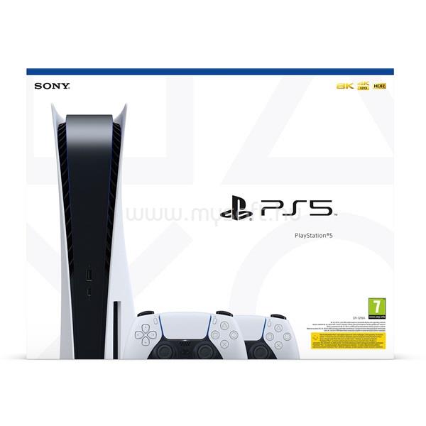 SONY PlayStationR5 825GB játékkonzol + 2db DualSenseT vezeték nélküli kontroller
