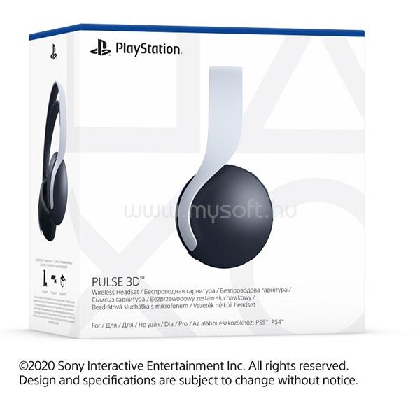 SONY PlayStationR5 Pulse 3DT vezeték nélküli headset
