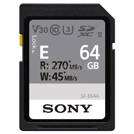 SONY SF-E SDXC 64GB UHS-II U3 V30 270/45 MB/s SONY_SFE64A.AE small