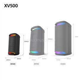 SONY SRSXV500B.CEL HighPower hordozható fekete vezeték nélküli hangszóró SONY_SRSXV500B.CEL small