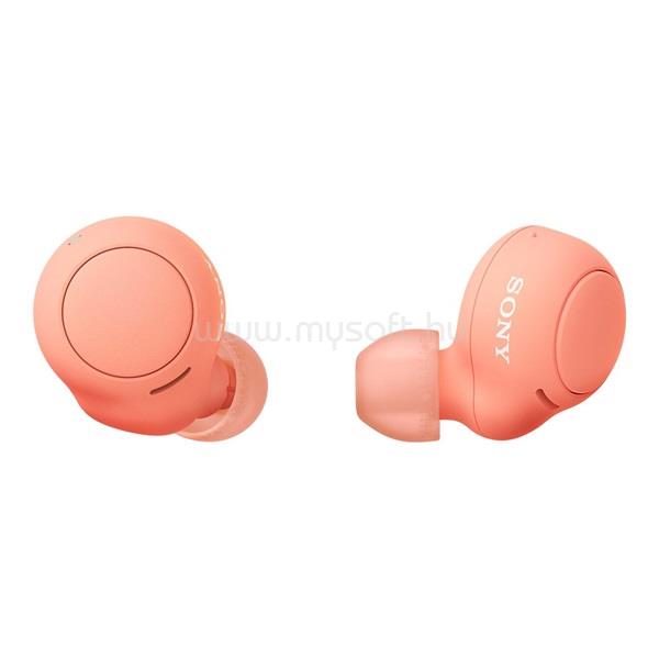 SONY WFC500D True Wireless Bluetooth narancs fülhallgató