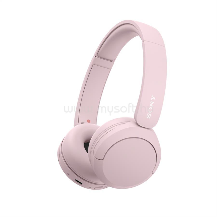 SONY WH-CH520 Bluetooth fejhallgató (rózsaszín)
