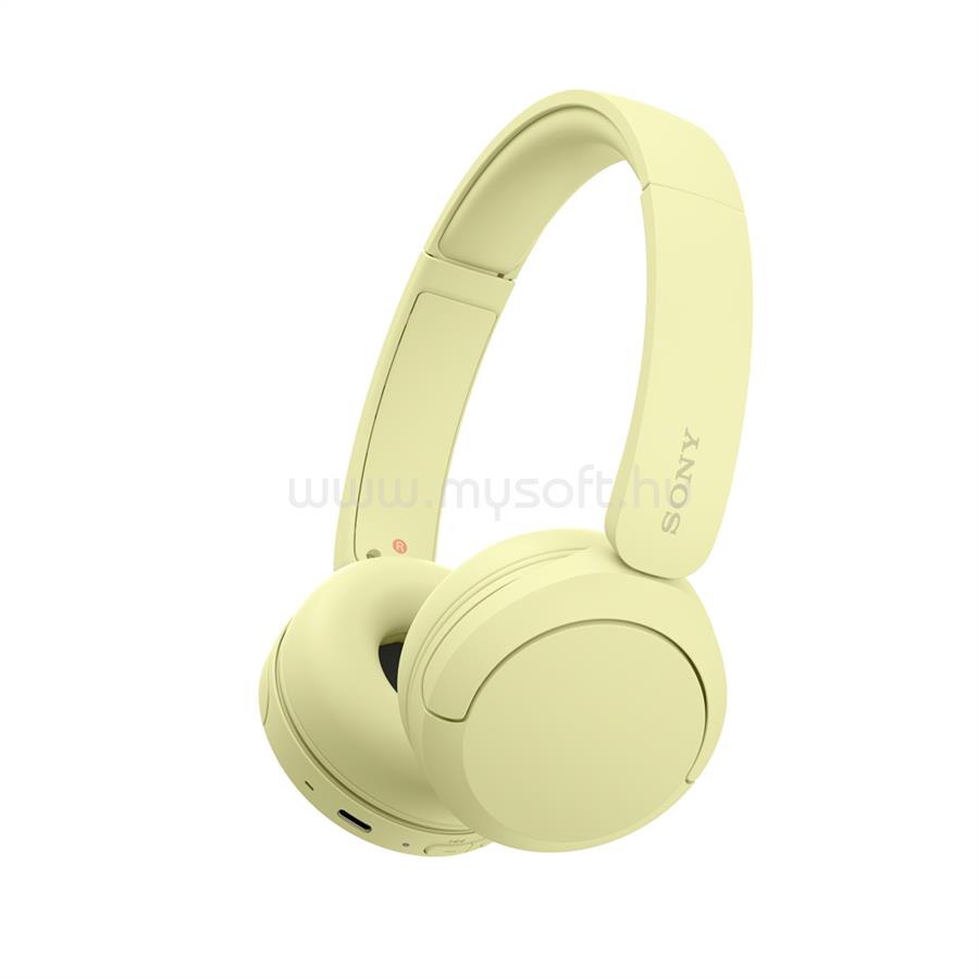 SONY WH-CH520 Bluetooth fejhallgató (sárga)