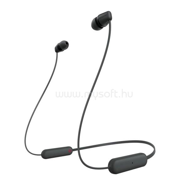 SONY WIC100B Bluetooth fekete fülhallgató