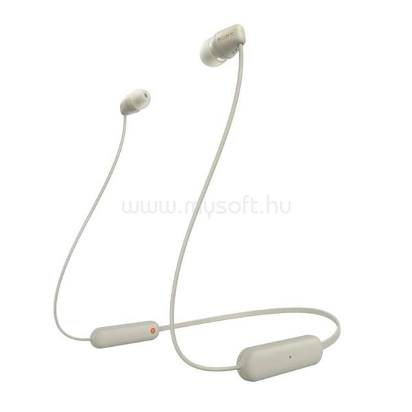 SONY WIC100C Bluetooth bézs fülhallgató