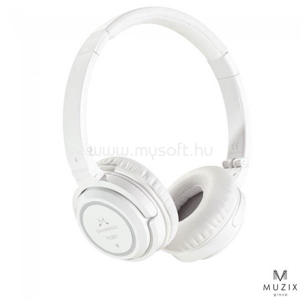 SOUNDMAGIC P22BT Over-Ear Bluetooth fehér fejhallgató headset