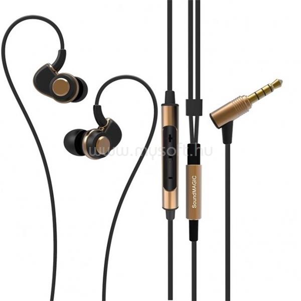 SOUNDMAGIC PL30+C In-Ear fekete mikrofonos fülhallgató
