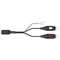 SPEAKA PROFESSIONAL RCA - DIN csatlakozó kábel, 5 pól. DIN aljzat - 2x RCA dugó, fekete, Speaka Professional SP-7869832 small
