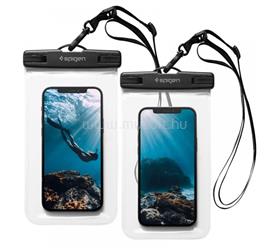 SPIGEN SPIGEN A601 vízhatlan/vízálló tok, AQUA 2db univerzális, 6.8" méret, ÁTLÁTSZÓ AMP03098 small