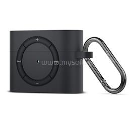 SPIGEN CLASSIC SHUFFLE szilikon tok karabiner FEKETE Apple AirPods Pro ASD00838 small