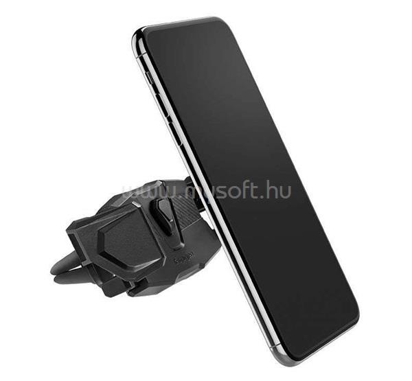 SPIGEN CLICK R AIR autós tartó szellőzőre, 2.3-3.5" méret, FEKETE
