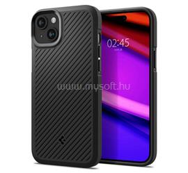 SPIGEN iPhone 15 CORE ARMOR szilikon telefonvédő ütésállóság, csíkos, FEKETE ACS06479 small