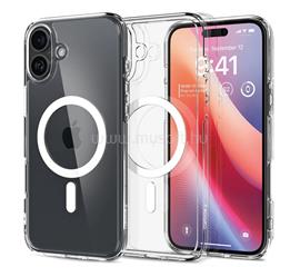 SPIGEN iPhone 16 CRYSTAL HYBRID szilikon telefonvédő ütésállóság, MagSafe, ÁTLÁTSZÓ ACS08225 small