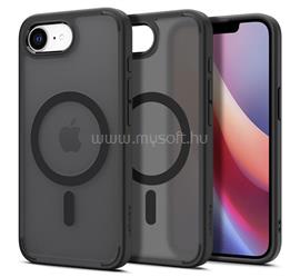 SPIGEN iPhone 17e / 16e SPIGEN CRYSTAL HYBRID szilikon telefonvédő ütésállóság, MagSafe, FEKETE ACS09175 small