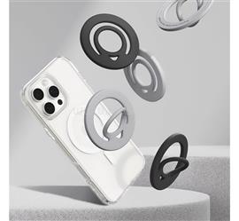 SPIGEN DUAL POP tartógyűrű szilikon, mágneses, SÖTÉTSZÜRKE AMP08887 small