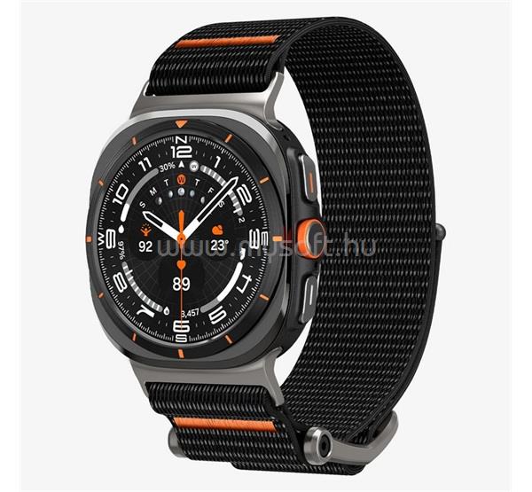 SPIGEN Samsung Watch Ultra eSIM 47mm DURAPRO FLEX pótszíj egyedi méret, állítható, FEKETE