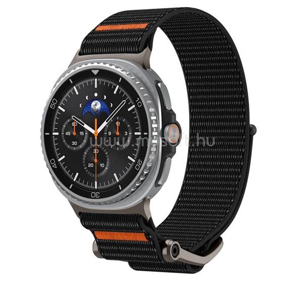 SPIGEN Samsung Watch 8 Classic eSIM 46mm / 8 Classic 46mm DURAPRO FLEX pótszíj egyedi méret, állítható, FEKETE
