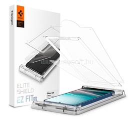 SPIGEN Samsung S25 ELITESHIELD EZ FIT HD képernyővédő üveg flexibilis, ultravékony + segédkeret, ÁTLÁTSZÓ AFL09091 small