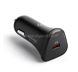 SPIGEN ESSENTIAL autós töltő Type-C aljzat 30W, PD gyorstöltő 3.0, FEKETE ACP08699 small