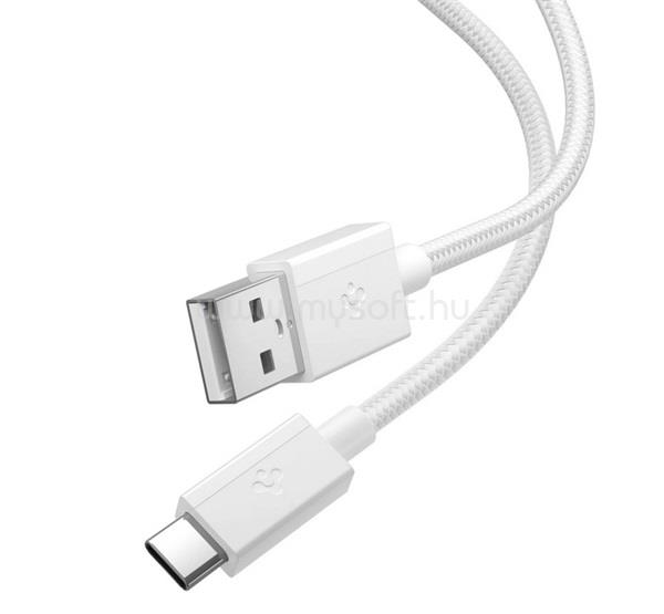 SPIGEN ESSENTIAL EB6015AC adatkábel USB - Type-C, 150cm, FEHÉR