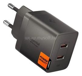 SPIGEN ESSENTIAL EE472EU-GAN hálózati töltő 2 Type-C aljzat 47W, PD gyorstöltő, SÖTÉTSZÜRKE ACH10450 small