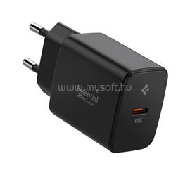 SPIGEN ESSENTIAL hálózati töltő Type-C aljzat 20W, PD gyorstöltő 3.0, FEKETE ACH09217 small
