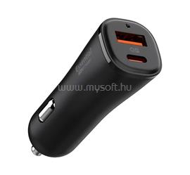 SPIGEN EV482 ARCSTATION autós töltő USB+Type-C aljzat 48W, PD gyorstöltő 3.0, FEKETE ACP08447 small