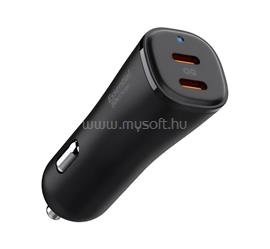 SPIGEN EV502 ARCSTATION autós töltő 2 Type-C aljzat 50W, PD gyorstöltő 3.0, FEKETE ACP08523 small
