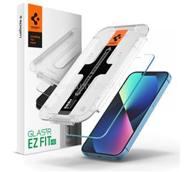 SPIGEN iPhone 17e / 16e / 14 EZ FIT HD képernyővédő üveg 2.5D, 9H + segédkeret, ÁTLÁTSZÓ AGL03724 small