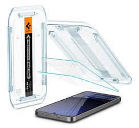 SPIGEN Samsung A56 5G / S24 FE SPIGEN EZ FIT HD képernyővédő üveg 2db 2.5D, 9H + segédkeret, ÁTLÁTSZÓ AGL08729 small