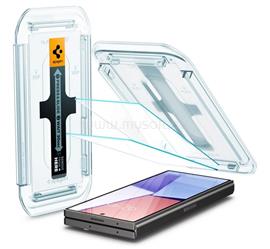 SPIGEN Samsung Z Fold6 SPIGEN EZ FIT képernyővédő üveg 2db 2.5D, 9H + segédkeret, ÁTLÁTSZÓ AGL07969 small