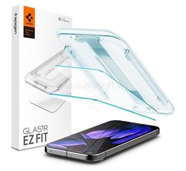 SPIGEN Google Pixel 9 Pro / 9 EZ FIT képernyővédő üveg 2db 2.5D, 9H + segédkeret, ÁTLÁTSZÓ AGL08442 small