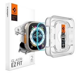SPIGEN Apple Watch Ultra 3 49mm / Ultra 2 49mm / Ultra 49mm EZ FIT kijelzővédő üveg 2db 2.5D, 9H, ÁTLÁTSZÓ AGL05556 small