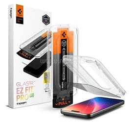 SPIGEN iPhone 18 Pro / 17 Pro SPIGEN GLASS TR EZ FIT PRO HD képernyővédő üveg 2.5D, 9H + segédkeret, ÁTLÁTSZÓ AGL10098 small