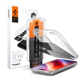 SPIGEN iPhone 18 Pro / 17 Pro SPIGEN GLASS TR EZ FIT PRO HD képernyővédő üveg 2db 2.5D, 9H + segédkeret, ÁTLÁTSZÓ AGL12027 small