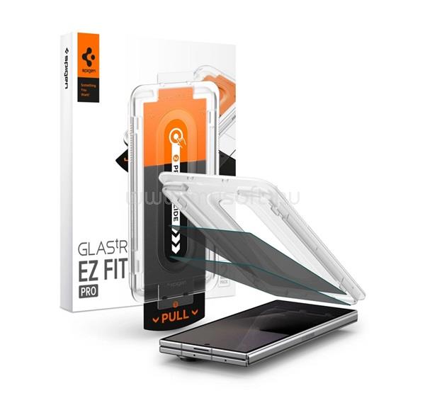 SPIGEN Samsung Z Fold8 Ultra / Z Fold7 SPIGEN GLASS TR EZ FIT PRO HD képernyővédő üveg 2db 2.5D, 9H + segédkeret, ÁTLÁTSZÓ