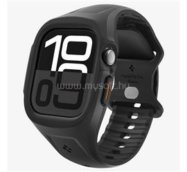 SPIGEN Apple Watch Series 11 46mm / 10 46mm LIQUID AIR PRO szilikon óra keret szilikon szíj, ütésállóság, FEKETE ACS09317 small