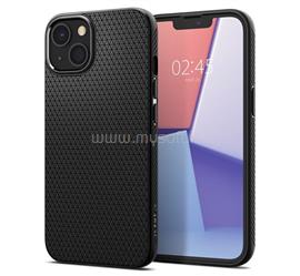 SPIGEN iPhone 13 LIQUID AIR szilikon telefonvédő ütésállóság, rombusz, FEKETE ACS03519 small