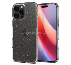 SPIGEN iPhone 16 Pro LIQUID CRYSTAL GLITTER szilikon telefonvédő ütésállóság, csillámporos, ÁTLÁTSZÓ ACS08113 small