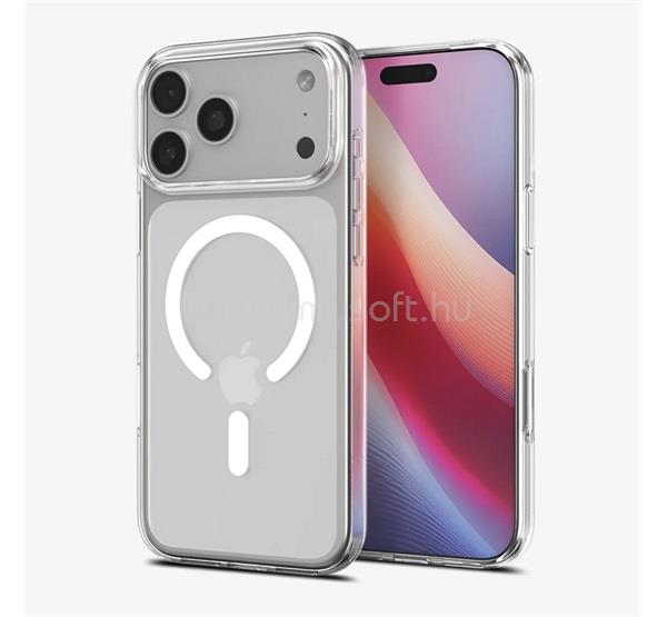 SPIGEN iPhone 18 Pro Max / 17 Pro Max SPIGEN LIQUID CRYSTAL MAGSAFE szilikon telefonvédő ütésállóság, MagSafe, ÁTLÁTSZÓ