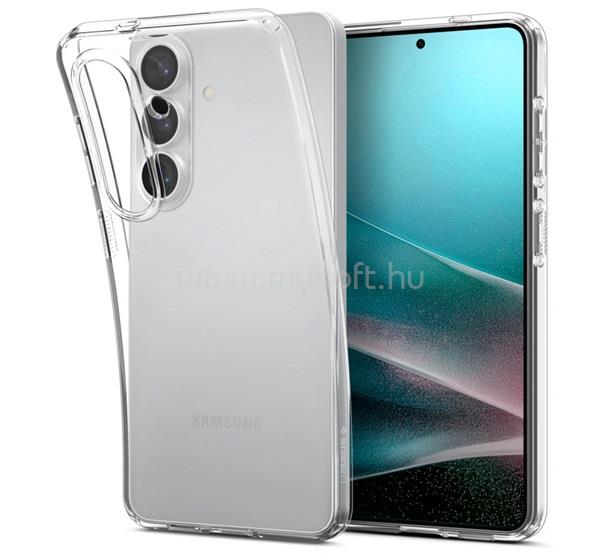SPIGEN Samsung S26 SPIGEN LIQUID CRYSTAL szilikon telefonvédő ütésállóság, légpárnás sarok, ÁTLÁTSZÓ