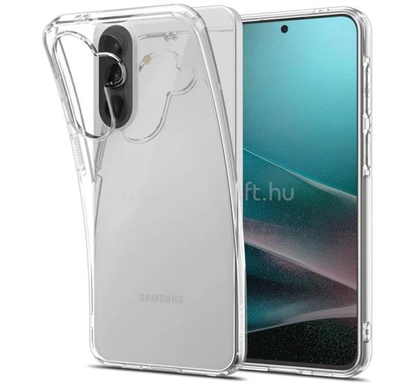 SPIGEN Samsung A57 5G LIQUID CRYSTAL szilikon telefonvédő ütésállóság, légpárnás sarok, ÁTLÁTSZÓ