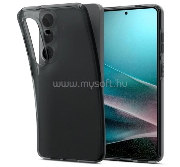 SPIGEN Samsung S26 SPIGEN LIQUID CRYSTAL szilikon telefonvédő ütésállóság, légpárnás sarok, SÖTÉTSZÜRKE