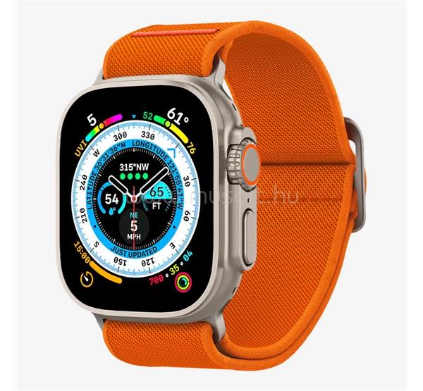 SPIGEN SPIGEN LITE FIT pótszíj egyedi méret, textil, NARANCSSÁRGA