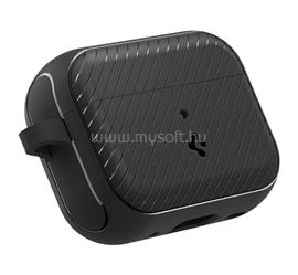 SPIGEN MAG ARMOR műanyag tok ütésállóság, csíkos, FEKETE Apple AirPods Pro 2 ACS05484 small