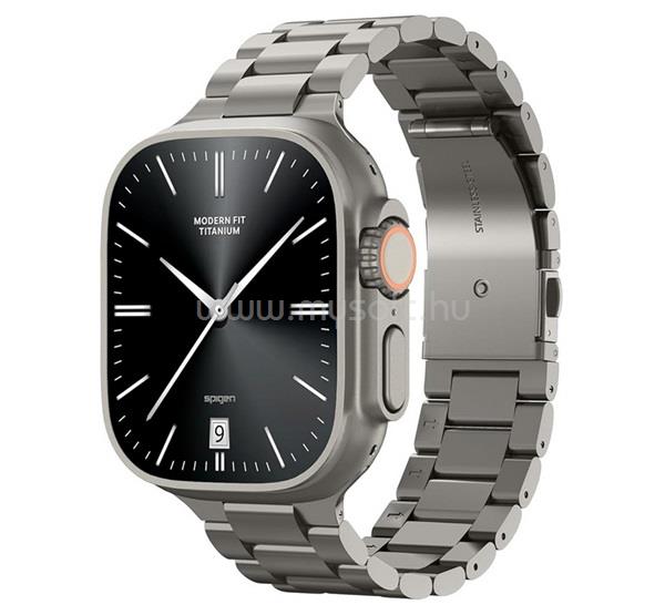 SPIGEN MODERN FIT TITANIUM pótszíj egyedi méret, fém, TITÁNSZÜRKE