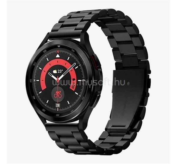 SPIGEN MODERN FIT pótszíj univerzális, 20mm fém, FEKETE