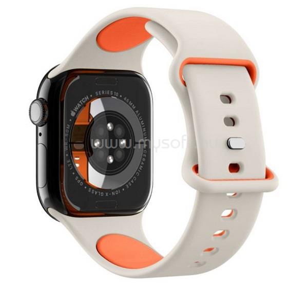 SPIGEN NANO POP pótszíj egyedi méret, szilikon, BÉZS